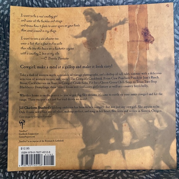 The Cowgirl’s Cookbook, paperback - Picture 2 of 2